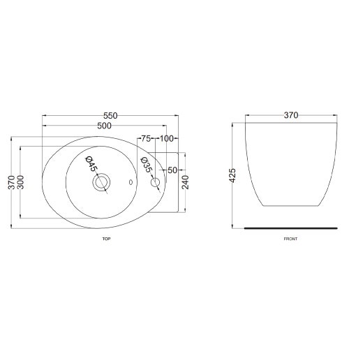 Immagine di Cielo LE GIARE bidet sospeso monoforo, colore bianco finitura lucido LGBSREV