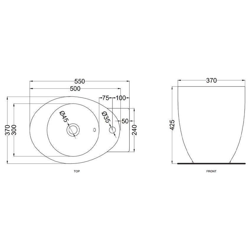 Immagine di Cielo LE GIARE bidet a terra, monoforo, colore bianco finitura lucido LGBIREV