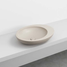 Immagine di Cielo LE GIARE lavabo da appoggio H. 14.5 x 60 x 45 cm, colore avena finitura opaco LGLA60AV