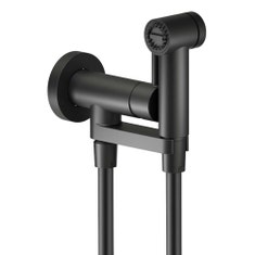 Immagine di Nobili Idroscopino monogetto incasso, con flessibile 100 cm, colore mora finitura opaco AV00600BM