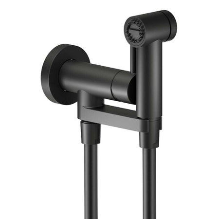 Immagine di Nobili Idroscopino monogetto incasso, con flessibile 100 cm, colore mora finitura opaco AV00600BM