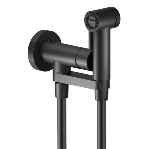 Immagine di Nobili Idroscopino monogetto incasso, con flessibile 100 cm, colore mora finitura opaco AV00600BM