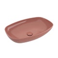 Immagine di Flaminia NUDASLIM lavabo L.60 cm da appoggio, senza troppopieno, colore terracotta finitura lucido ND60ATC
