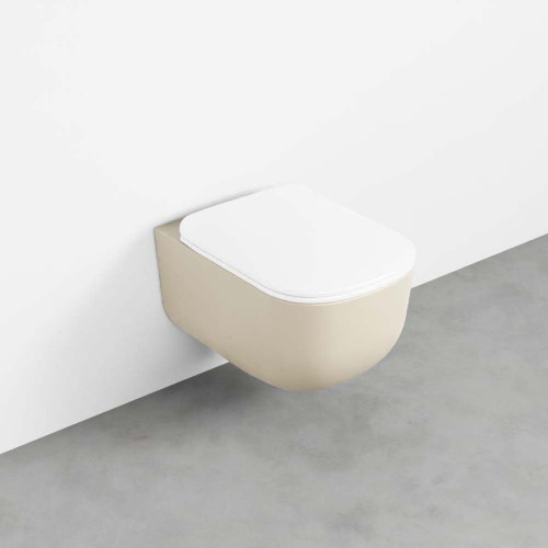 Immagine di Cielo ERA vaso sospeso, senza brida e senza sedile, completo di fissaggi, colore lino finitura opaco ERVSKLN