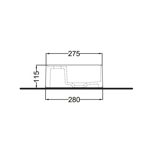 Immagine di Cielo LES PETITES lavabo tondo Ø 28 cm monoforo, da appoggio, senza troppopieno, colore bianco finitura lucido LPLAT