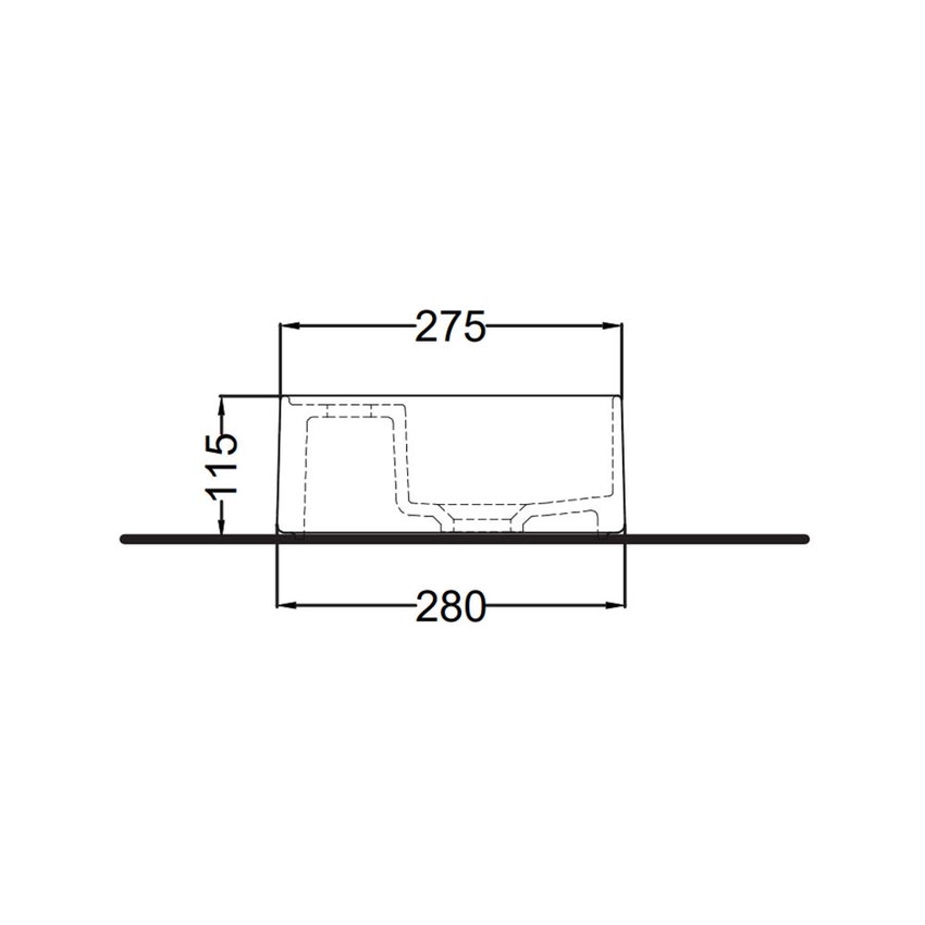 Immagine di Cielo LES PETITES lavabo tondo Ø 28 cm monoforo, da appoggio, senza troppopieno, colore bianco finitura lucido LPLAT