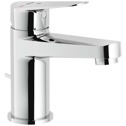 Immagine di Nobili BLUES miscelatore monocomando per lavabo a risparmio idrico ed energetico, con scarico 1 1/4” con sistema Snap, finitura cromo BSH101118/1CR