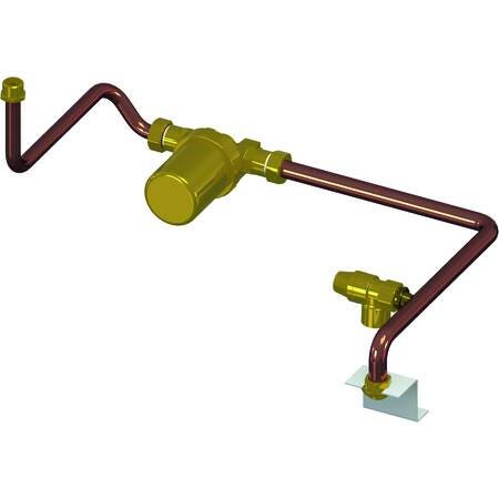 Immagine di Bosch Tubazione di raccordo e circolatore con testa estraibile per semplice manutenzione, dotato di termostato per arresto 7738602518