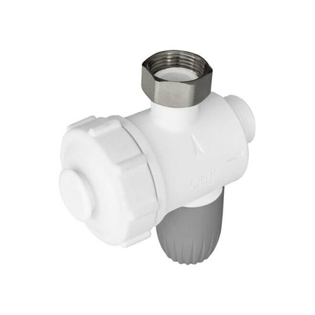 Immagine di Bosch DEF MINI defangatore e filtro magnetico compatto con valvola di chiusura impianto incorporata e valvola di non ritorno 7738344559