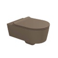 Immagine di Flaminia LINK vaso sospeso con sistema goclean®, senza sedile, colore fango finitura opaco 5051/WCGFAN