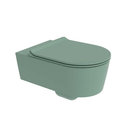 Immagine di Flaminia LINK vaso sospeso con sistema goclean®, senza sedile, colore menta finitura opaco 5051/WCGME