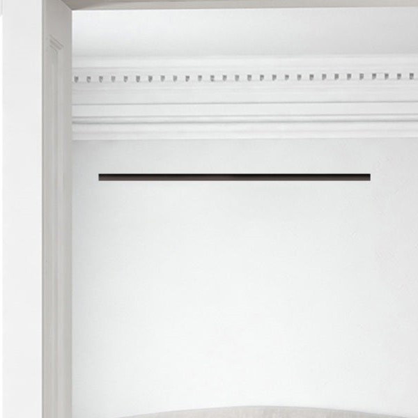 Immagine di Air Control Plenum singola feritoia a scomparsa H 30, versione cartongesso profilo bianco 1000x30 mm, chiuso, nessun attacco PSF-CB-1000X30-C-1