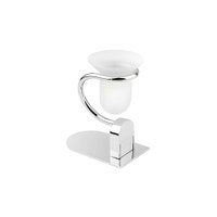 Immagine di Bellosta BABY S porta bicchiere singolo d'appoggio, finitura cromo 01-7052