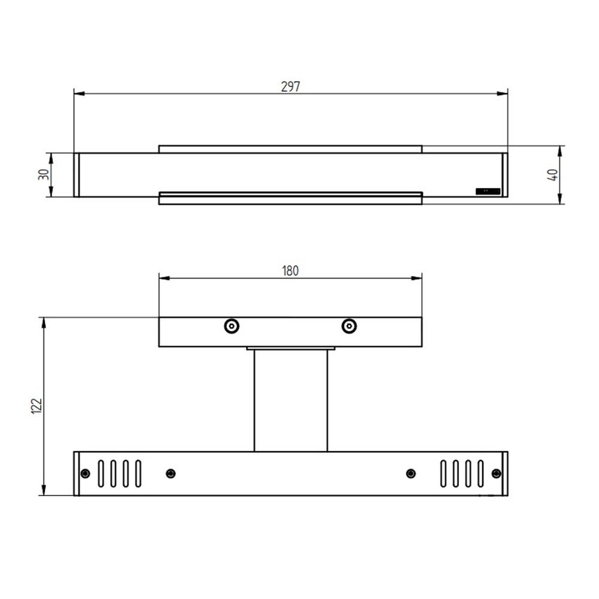 Immagine di Bellosta BABY S Applique, finitura cromo 01-6168