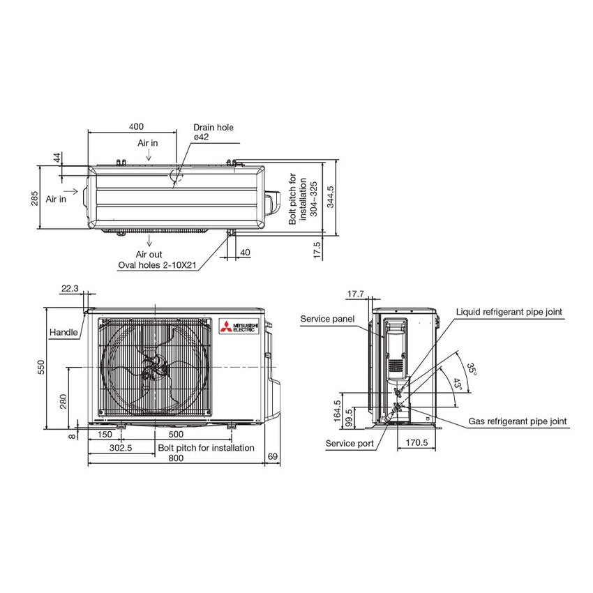 Immagine di Mitsubishi MSZ-BT Climatizzatore a parete monosplit inverter Wi-Fi | unità esterna 5 kW unità interna 18000 BTU MUZ-BT50VG+MSZ-BT50VGK