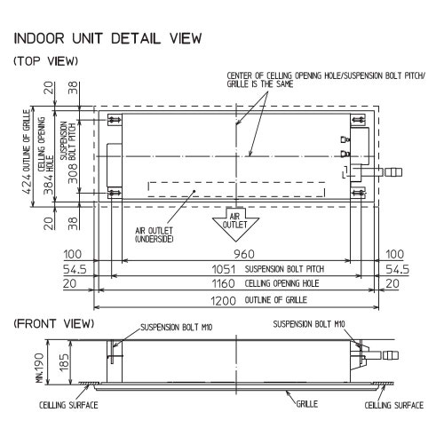 Immagine di Mitsubishi MLZ-KP Cassetta a una via R32 Climatizzatore a cassetta trial split inverter bianco | unità esterna 7.2 kW unità interne 7000+7000+7000 BTU MXZ-4F72VF+MLZ-KY[20|20|20]VG
