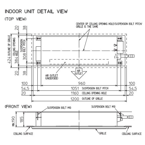 Immagine di Mitsubishi MLZ-KP Cassetta a una via Climatizzatore a cassetta trial split inverter | unità esterna R32 7.2 kW unità interne 9000+9000+18000 BTU MXZ-4F72VF4+MLZ-KP[25|25|50]VG