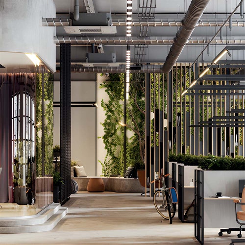 Immagine di Mitsubishi SLZ-M Cassetta a 4 vie R32 Climatizzatore a cassetta quadri split inverter | unità esterna 12 kW unità interne 9000+9000+9000+9000 BTU MXZ-6F120VF+SLZ-M[25|25|25|25]FA2