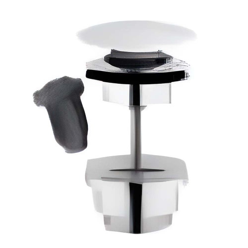 Immagine di Hatria Piletta universale 1” 1/4 con tappo in ceramica “Up & Down”/”Scarico Libero” Ø 71 mm, colore bianco finitura lucido A0Y7A801