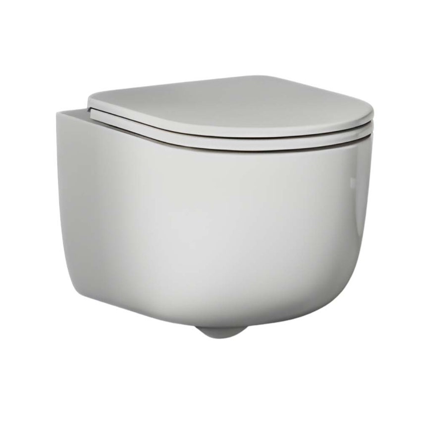 Immagine di Hatria FUTURA vaso sospeso Pure Vortex, senza brida, senza sedile, colore bianco finitura lucido 00Y9BA01