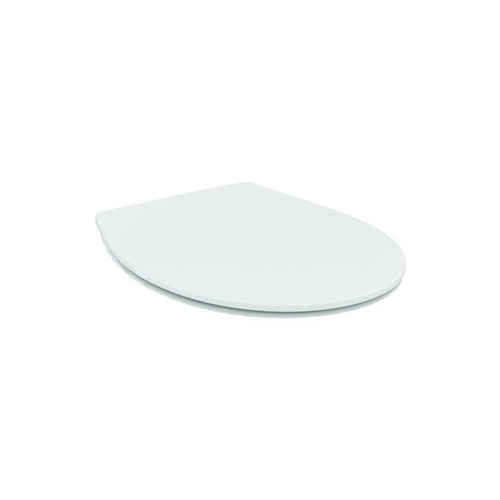 Immagine di Ideal Standard EUROVIT sedile con cerniere in plastica, bianco E131601