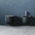 Hatria FUTURA set sanitari sospesi, vaso Pure Vortex, senza brida con sedile a discesa rallentata e bidet monoforo, colore nero finitura opaco A0Y9BA02+00Y9D502+A0Y9B802