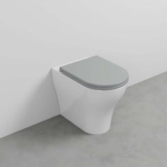 Immagine di Cielo ENJOY PRO vaso a terra, rimless 2.0.1, scarico parete trasformabile a terra con curva tecnica, colore bianco finitura lucido EJVAKP