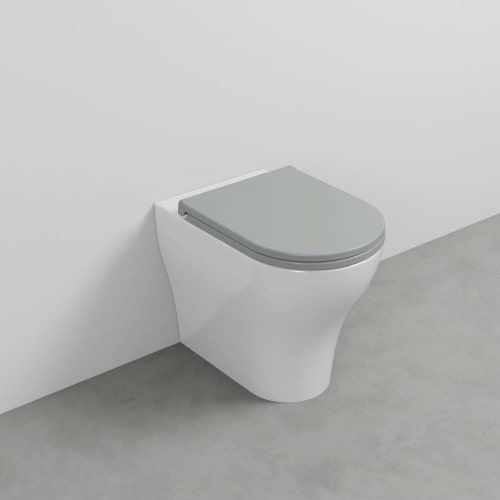 Immagine di Cielo ENJOY PRO vaso a terra, rimless 2.0.1, scarico parete trasformabile a terra con curva tecnica, colore bianco finitura lucido EJVAKP