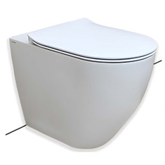 Immagine di Hatria CENTRICA vaso a terra Pure Vortex, traslato senza brida, senza sedile, colore bianco finitura lucido 00Y9DC01
