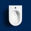 Immagine di Hatria CENTRICA set sanitari sospesi, vaso Pure Vortex, senza brida con sedile a discesa rallentata e bidet monoforo, colore bianco finitura opaco A0Y9DE25+00Y9D525+A0Y9DB25