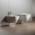 Hatria CENTRICA set sanitari sospesi, vaso Pure Vortex, senza brida con sedile a discesa rallentata e bidet monoforo, colore bianco finitura opaco A0Y9DE25+00Y9D525+A0Y9DB25