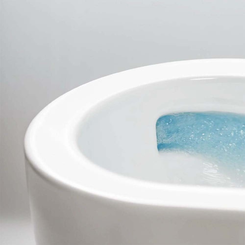 Immagine di Hatria CENTRICA vaso a terra traslato senza brida, senza sedile, colore bianco finitura opaco A0Y9DC25