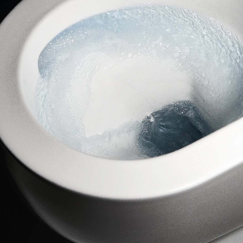 Immagine di Hatria CENTRICA vaso sospeso Pure Vortex, senza brida, senza sedile, colore bianco finitura lucido 00Y9DE01
