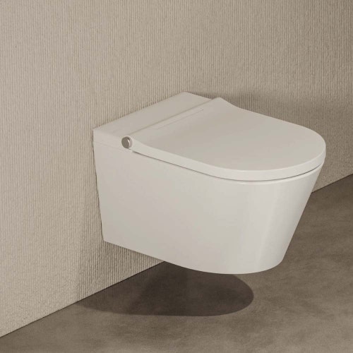 Immagine di Hatria H-SMART vaso sospeso con lavaggio automatizzato, con sedile riscaldato, colore bianco finitura lucido 00Y9D301