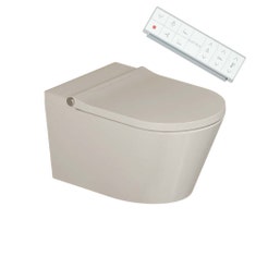Immagine di Hatria H-SMART vaso sospeso con lavaggio automatizzato, con sedile riscaldato, colore bianco finitura lucido 00Y9D301