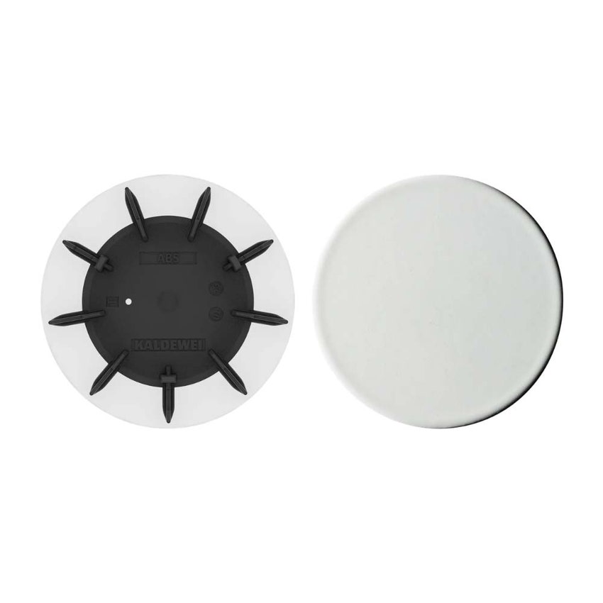 Immagine di Kaldewei Tappo KA 300 rotondo, copertura dello scarico, Invisible Grip, colore bianco alpino finitura lucido 687773141001