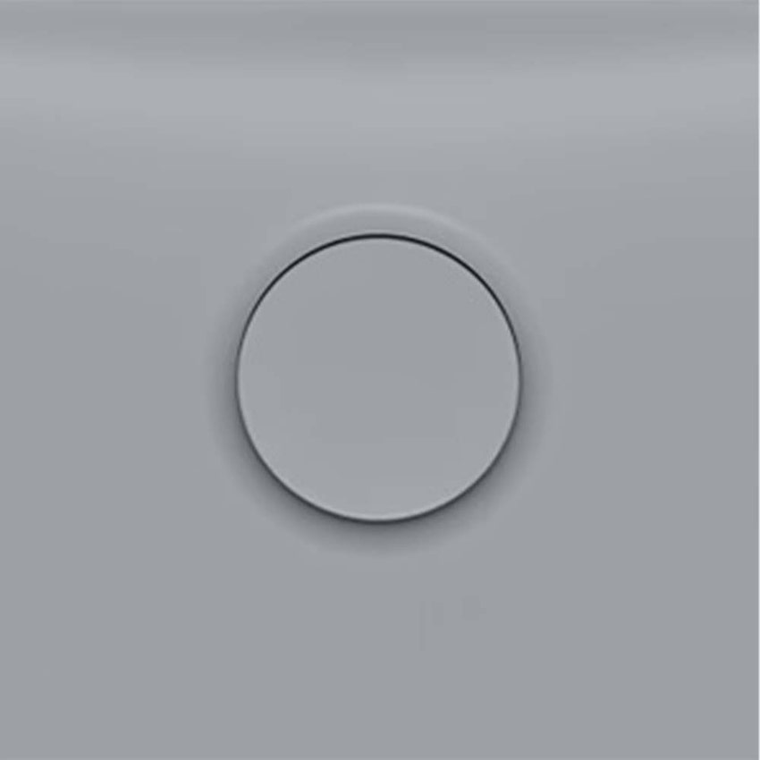 Immagine di Kaldewei Tappo KA 300 rotondo, copertura dello scarico, Invisible Grip, colore cool grey 30 687773141663