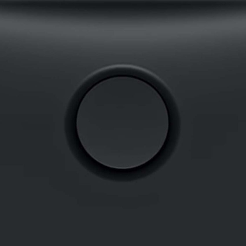 Immagine di Kaldewei Tappo KA 300 rotondo, copertura dello scarico, Invisible Grip, colore nero finitura opaco 687773141676