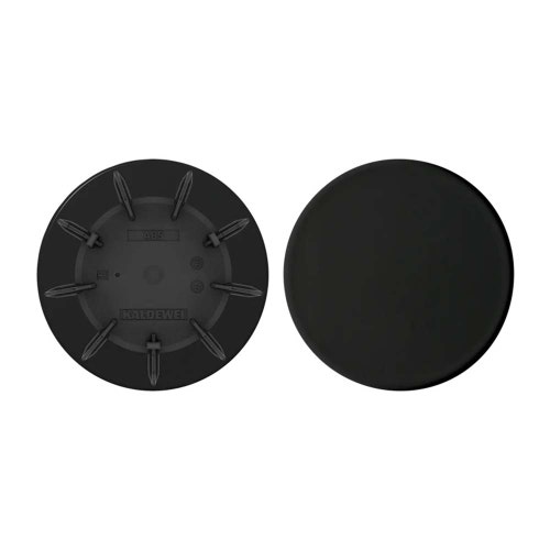 Immagine di Kaldewei Tappo KA 300 rotondo, copertura dello scarico, Invisible Grip, colore nero finitura opaco 687773141676