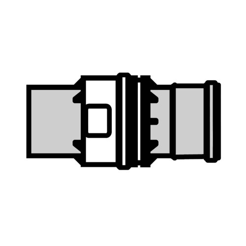 Immagine di Vaillant Adattatore fumi cascata da 80mm a 110mm per ecoTEC 48-65 0020258990