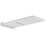 Immagine di Nobili SHOWER soffione doccia rettangolare a parete, 59.3 x 27 cm. in acciaio inox, 2 vie, finitura polar white AD139/130WM