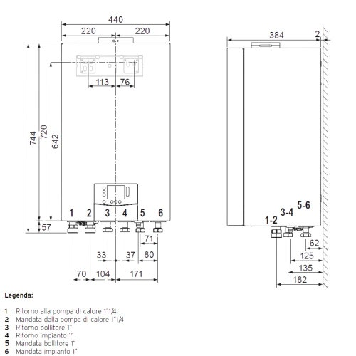 Immagine di Vaillant Kit aroTHERM plus 8.1 Pompa di calore aria/acqua monoblocco monofase, 4 kW, 230 V + Modulo Murale 8000051006