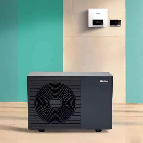 Immagine di Vaillant Kit aroTHERM PRO Pompa di calore aria/acqua monoblocco monofase, 5 kW, 230V + Interfaccia 8000050944