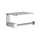 Gessi ACCESSORIES porta rotolo a parete con coperchio, finitura cromo 59449#031
