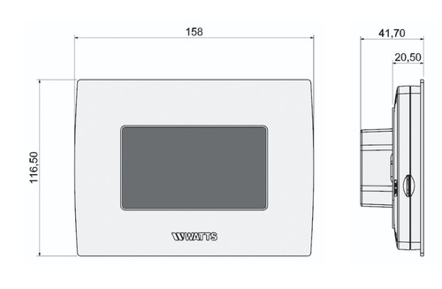 Immagine di Watts BT-CT03 RF-WiFi Unita centrale Vision®, colore bianco P08630