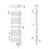 Immagine di Irsap JAZZ_S ELETTRICO radiatore 38 tubi H.182 L.60 P.5,5 cm, 4 intervalli, con modulo bluetooth integrato, colore bianco standard finitura lucido Cod.01 ZRG060Y01IR01NNN01