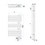 Immagine di Irsap SOUL_S ELETTRICO radiatore 13 tubi H.92,4 L.55 P.3,8 cm, 2 intervalli, con modulo bluetooth integrato, colore bianco standard finitura lucido Cod.01 URP055Y01IR01NNN01