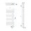 Immagine di Irsap SOUL_S ELETTRICO radiatore 16 tubi H.117,6 L.55 P.3,8 cm, 3 intervalli, con modulo bluetooth integrato, colore bianco standard finitura lucido Cod.01 URS055Y01IR01NNN01