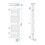 Immagine di Irsap SOUL_S ELETTRICO radiatore 28 tubi H.184,8 L.55 P.3,8 cm, 3 intervalli, con modulo bluetooth integrato, colore bianco standard finitura lucido Cod.01 URE055Y01IR01NNN01