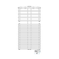 Immagine di Irsap GET UP ELETTRICO scaldasalviette 20 tubi, 1 intervallo, H.107,6 L.55 P.7,7 cm, con modulo bluetooth integrato, colore bianco standard finitura lucido Cod.01 GUM055Y01IR01NNN01